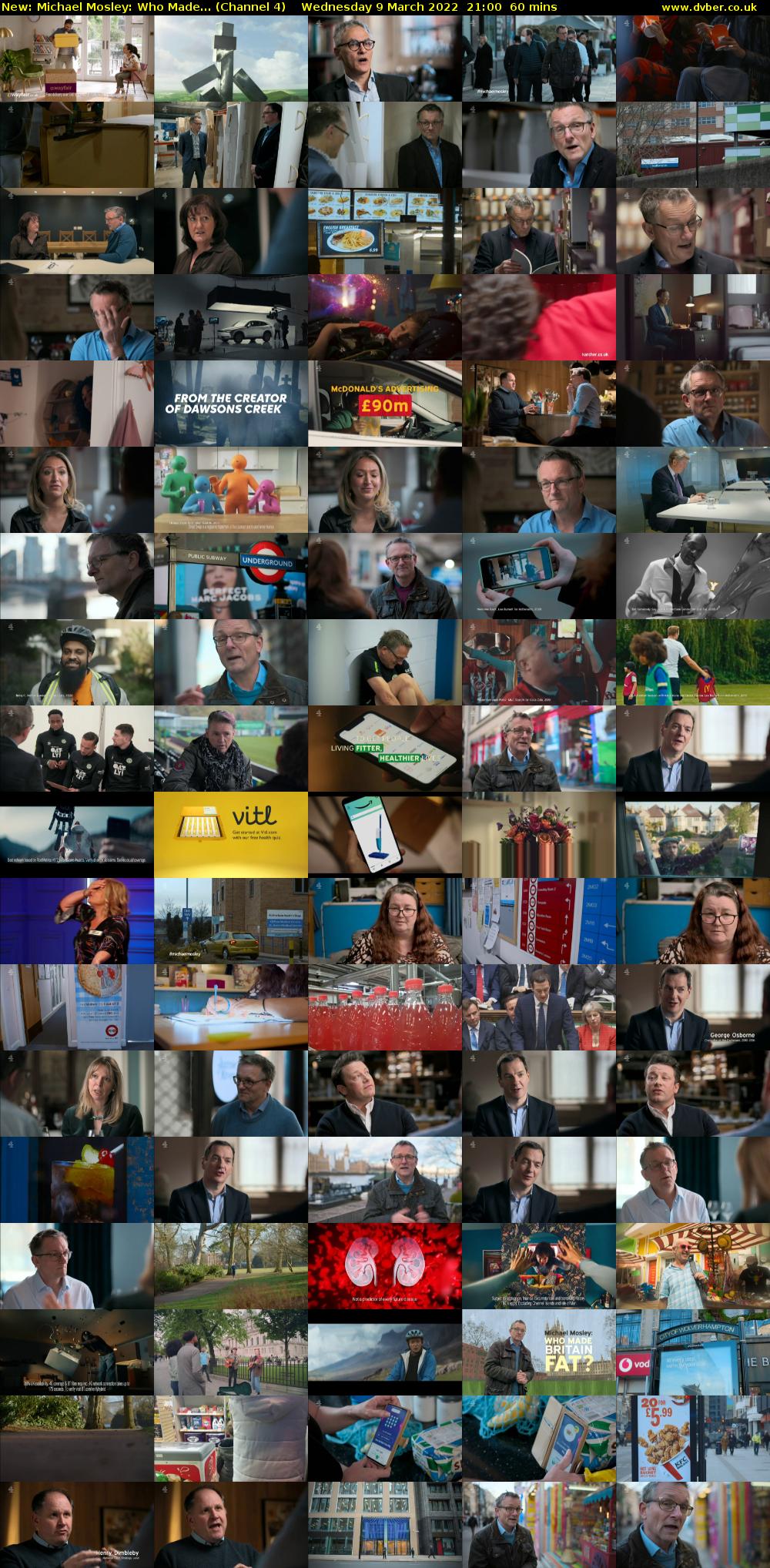 Michael Mosley: Who Made... (Channel 4) Wednesday 9 March 2022 21:00 - 22:00
