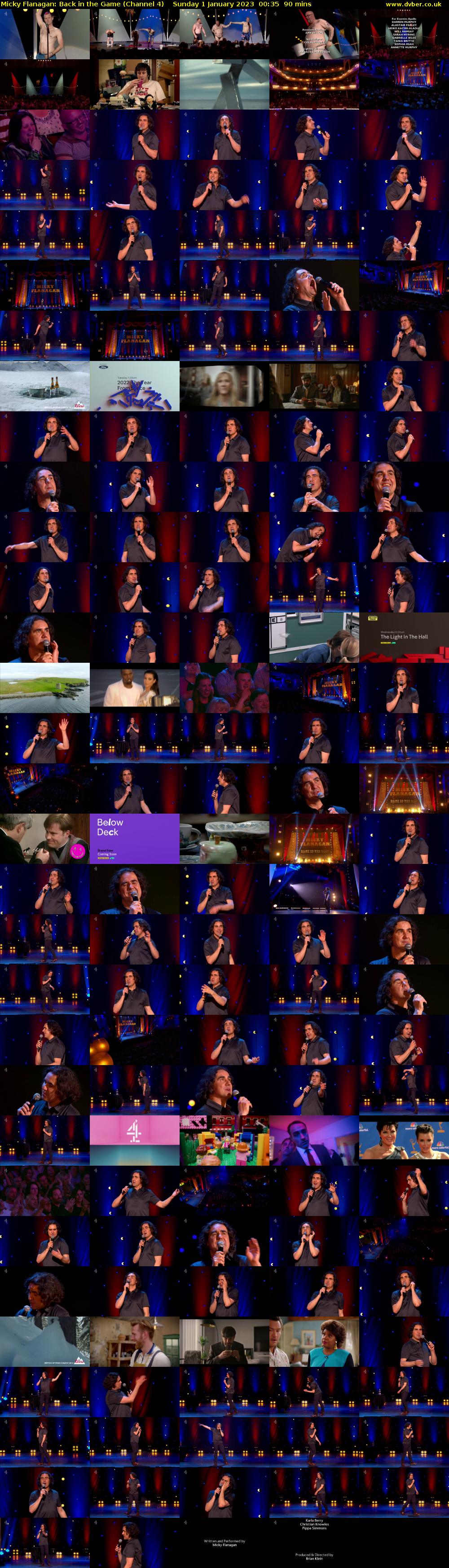 Micky Flanagan: Back in the Game (Channel 4) Sunday 1 January 2023 00:35 - 02:05