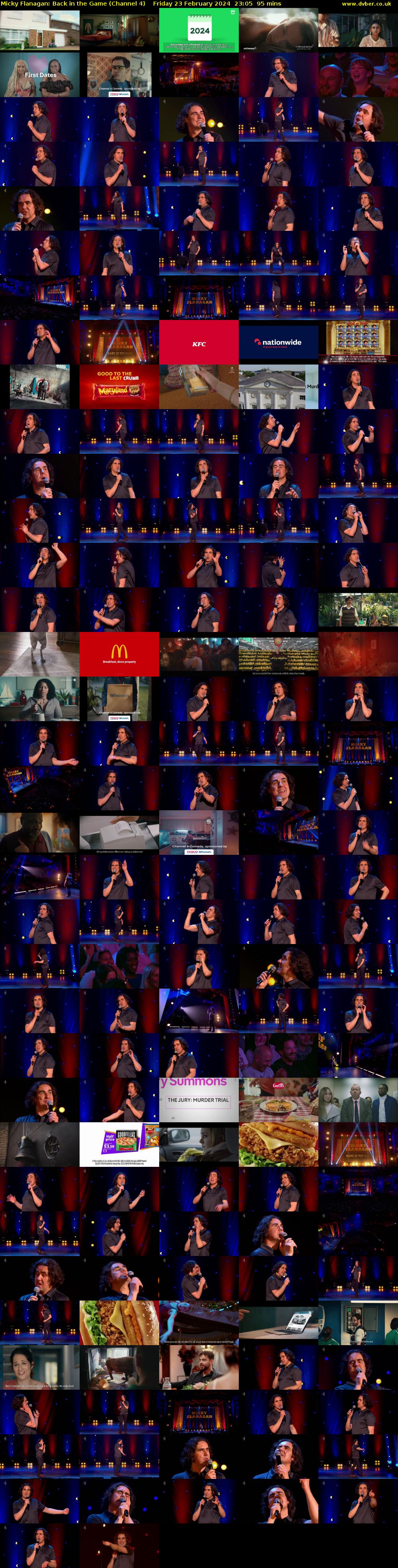 Micky Flanagan: Back in the Game (Channel 4) Friday 23 February 2024 23:05 - 00:40