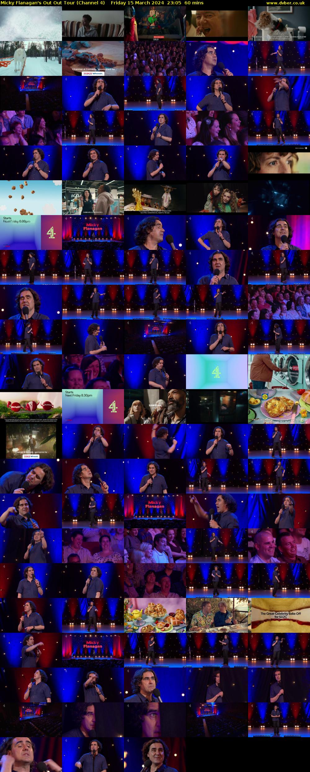 Micky Flanagan's Out Out Tour (Channel 4) Friday 15 March 2024 23:05 - 00:05