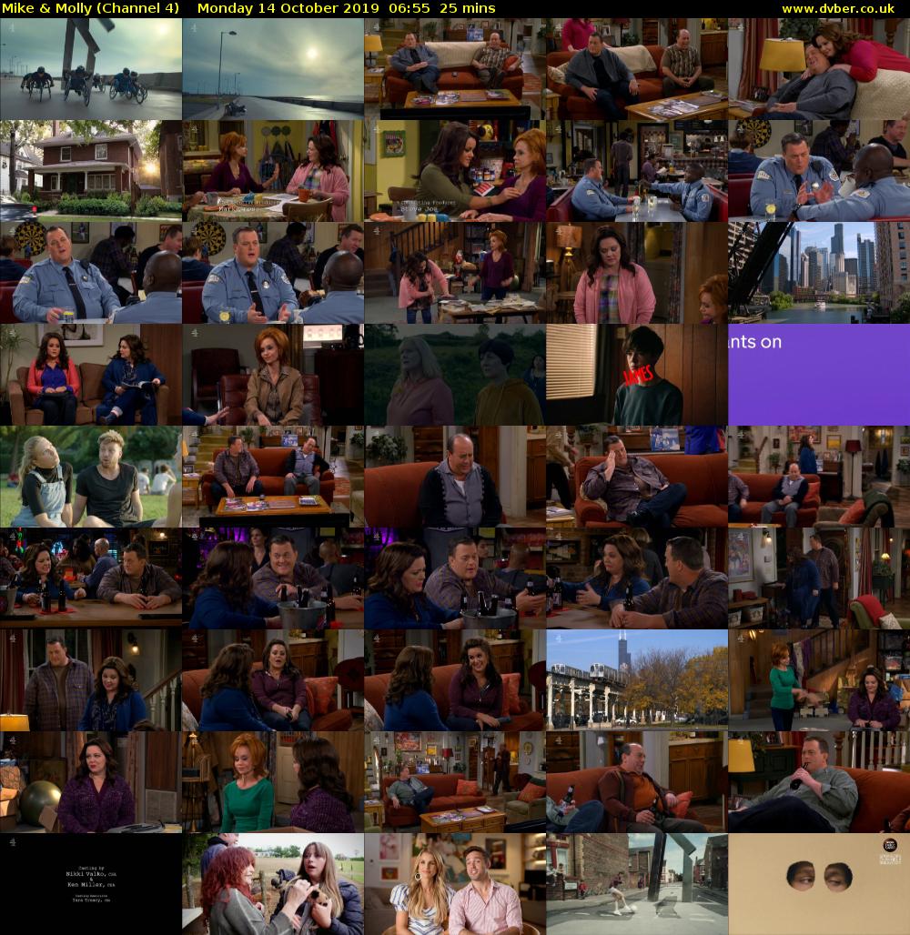 Mike & Molly (Channel 4) Monday 14 October 2019 06:55 - 07:20
