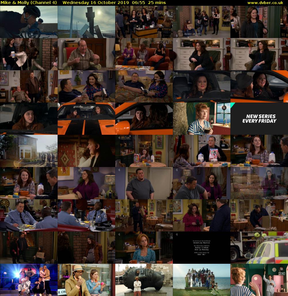 Mike & Molly (Channel 4) Wednesday 16 October 2019 06:55 - 07:20