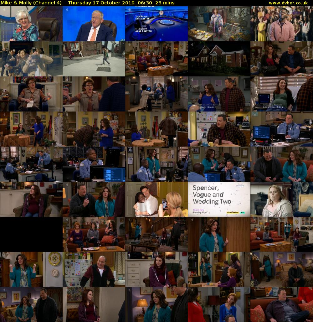 Mike & Molly (Channel 4) Thursday 17 October 2019 06:30 - 06:55