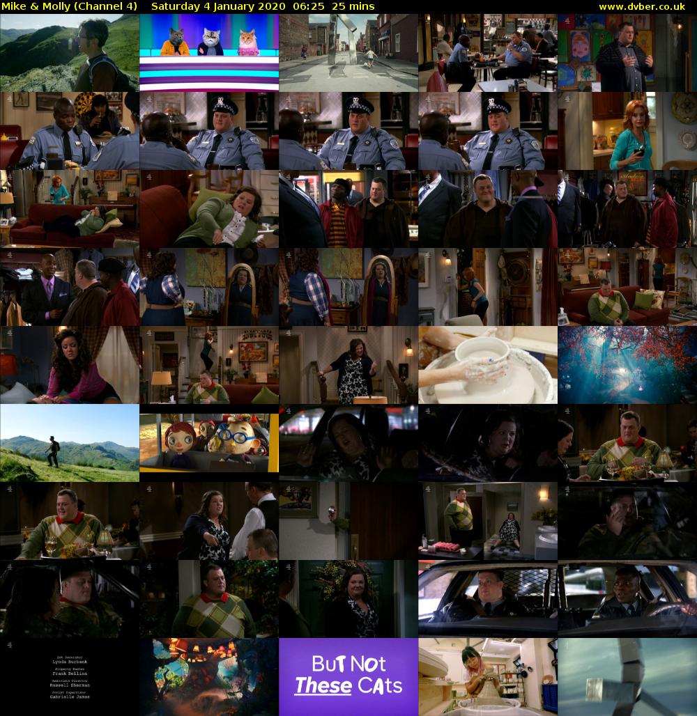 Mike & Molly (Channel 4) Saturday 4 January 2020 06:25 - 06:50