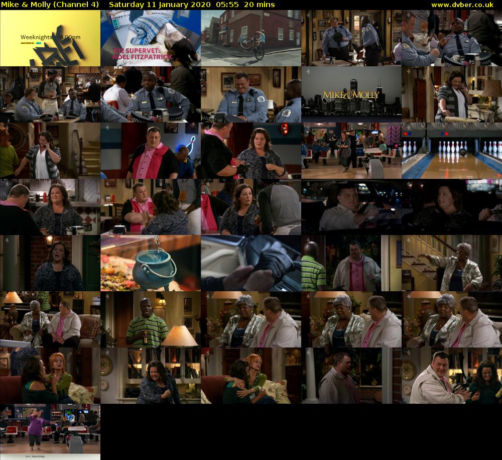 Mike & Molly (Channel 4) Saturday 11 January 2020 05:55 - 06:15