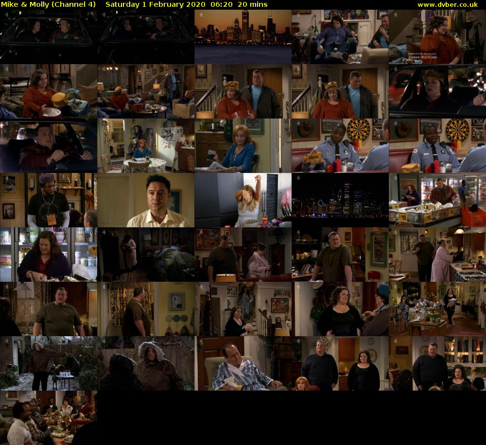 Mike & Molly (Channel 4) Saturday 1 February 2020 06:20 - 06:40