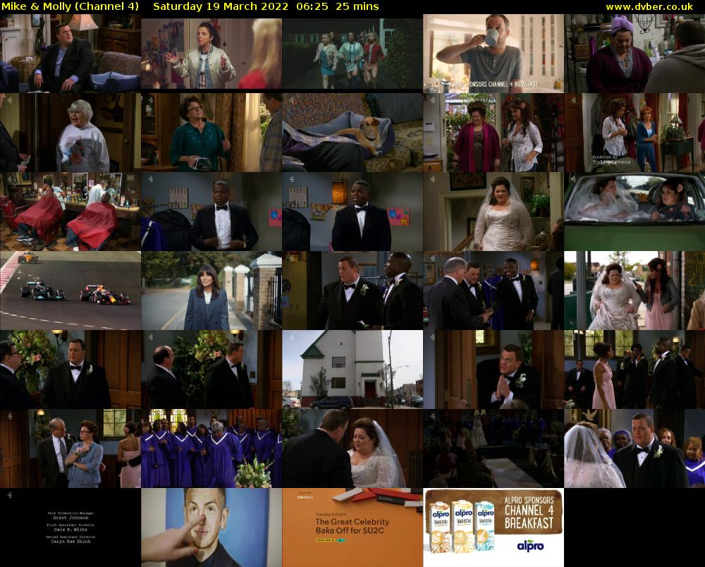 Mike & Molly (Channel 4) Saturday 19 March 2022 06:25 - 06:50
