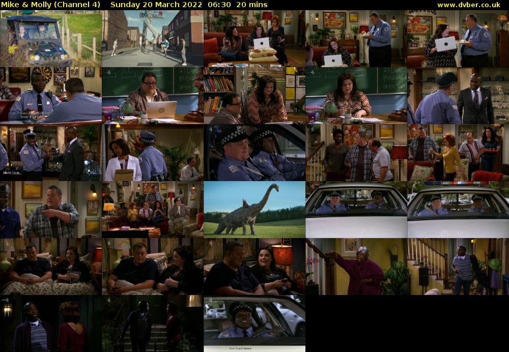 Mike & Molly (Channel 4) Sunday 20 March 2022 06:30 - 06:50