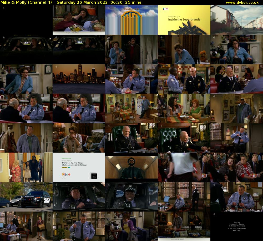 Mike & Molly (Channel 4) Saturday 26 March 2022 06:20 - 06:45