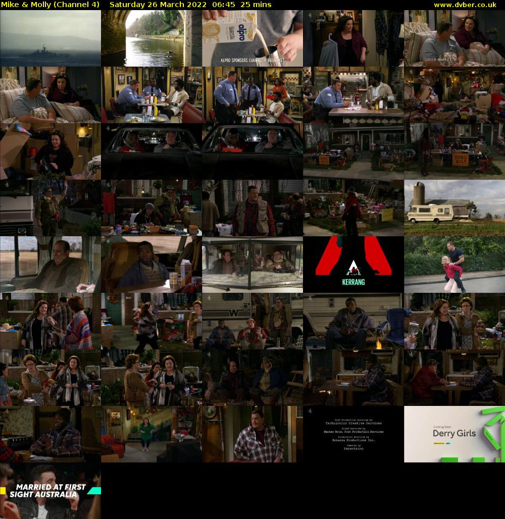 Mike & Molly (Channel 4) Saturday 26 March 2022 06:45 - 07:10