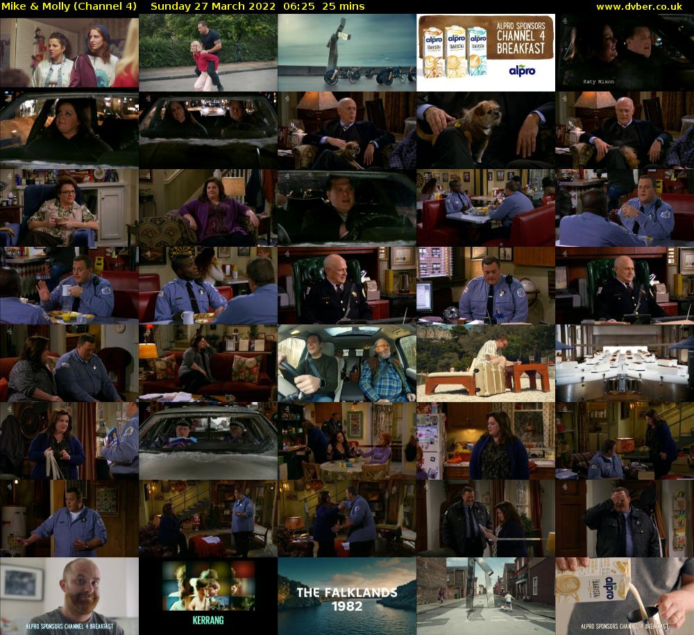 Mike & Molly (Channel 4) Sunday 27 March 2022 06:25 - 06:50