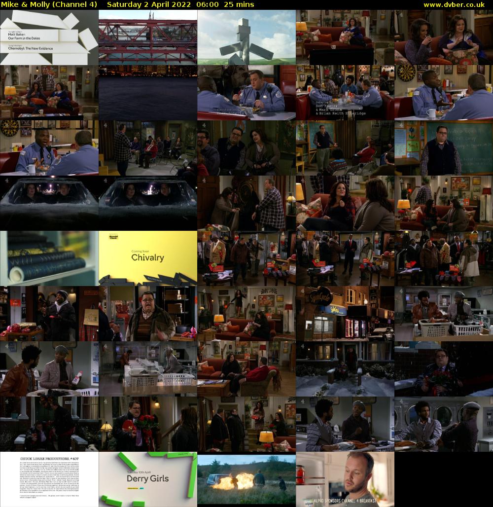 Mike & Molly (Channel 4) Saturday 2 April 2022 06:00 - 06:25