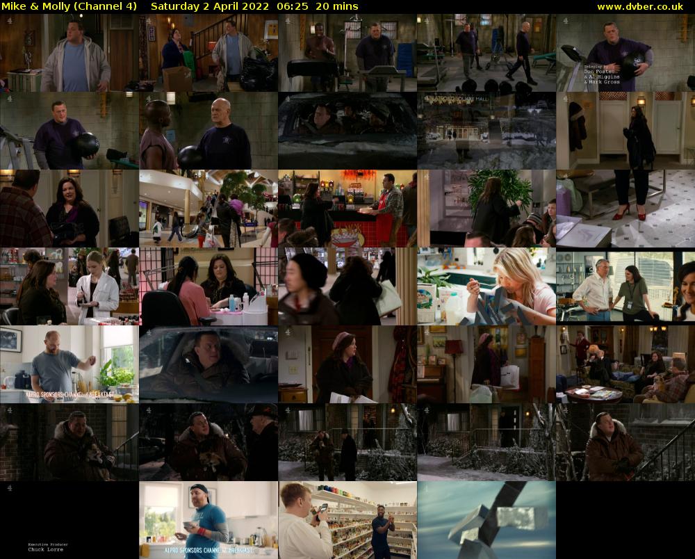 Mike & Molly (Channel 4) Saturday 2 April 2022 06:25 - 06:45