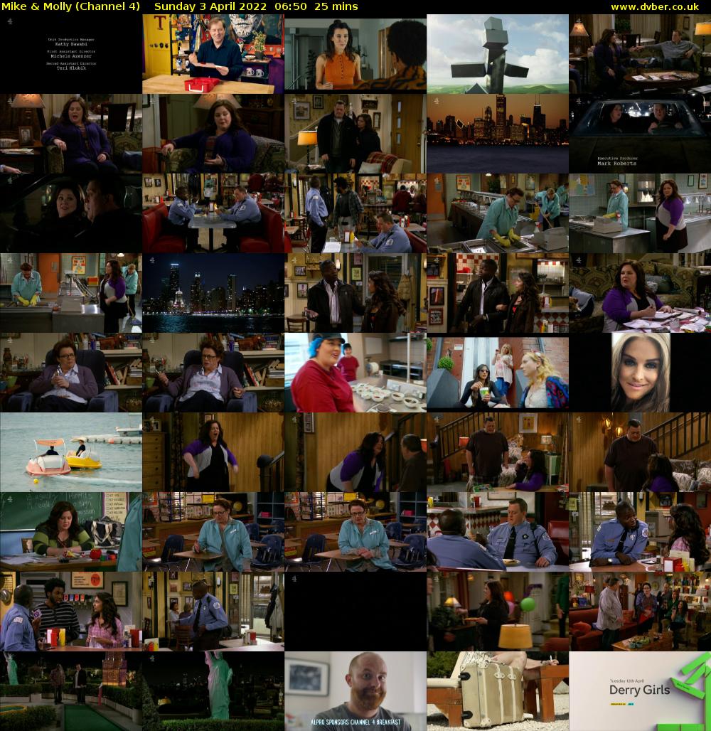 Mike & Molly (Channel 4) Sunday 3 April 2022 06:50 - 07:15
