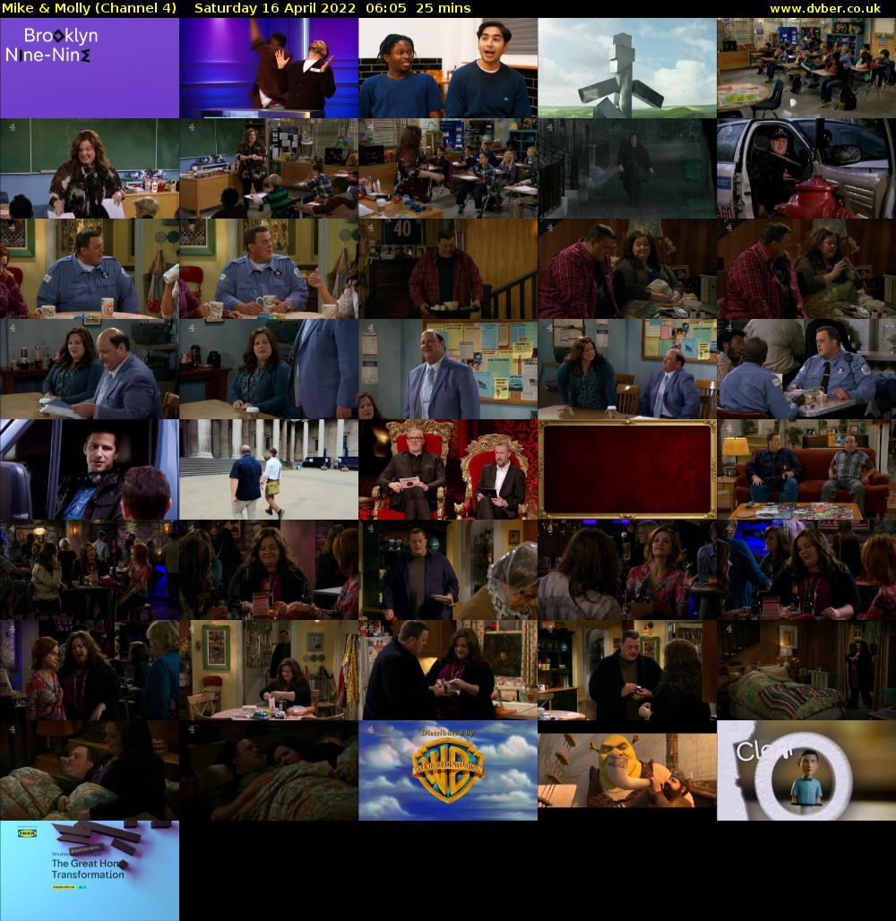 Mike & Molly (Channel 4) Saturday 16 April 2022 06:05 - 06:30