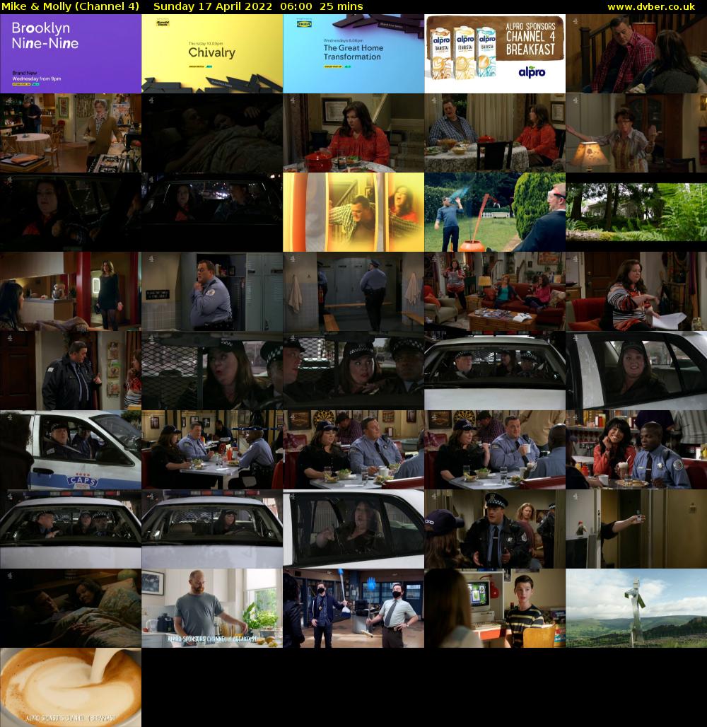 Mike & Molly (Channel 4) Sunday 17 April 2022 06:00 - 06:25
