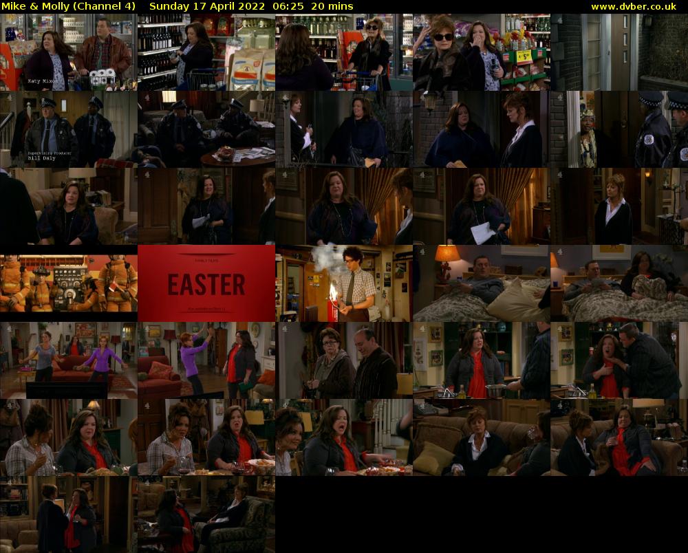 Mike & Molly (Channel 4) Sunday 17 April 2022 06:25 - 06:45