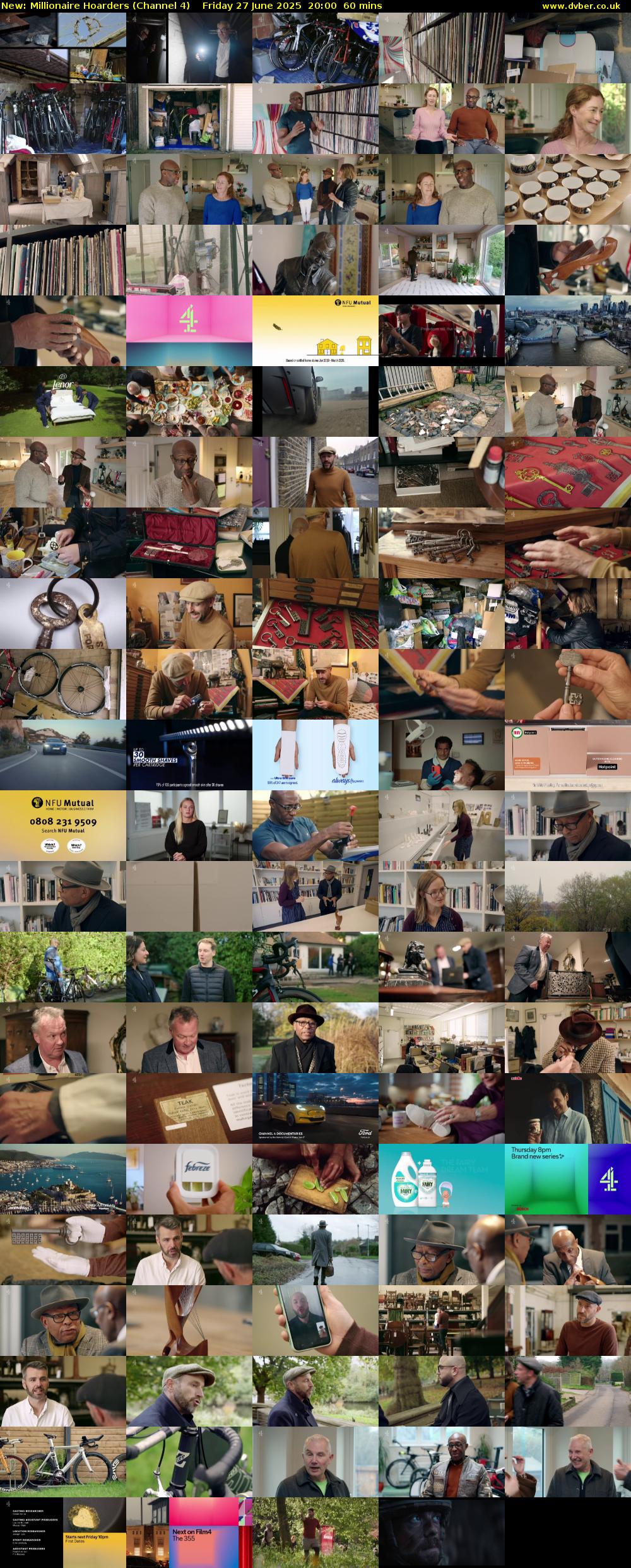 Millionaire Hoarders (Channel 4) Friday 27 June 2025 20:00 - 21:00