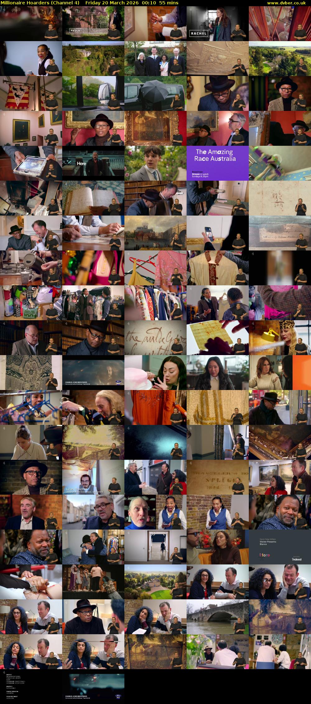 Millionaire Hoarders (Channel 4) Friday 20 March 2026 00:10 - 01:05