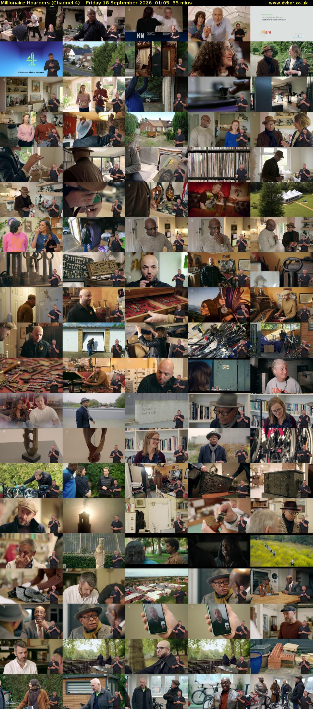 Millionaire Hoarders (Channel 4) Friday 18 September 2026 01:05 - 02:00
