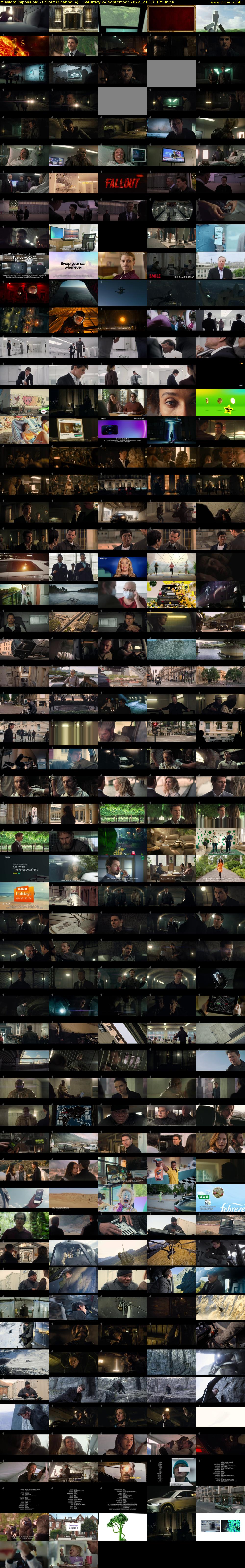 Mission: Impossible - Fallout (Channel 4) Saturday 24 September 2022 21:10 - 00:05
