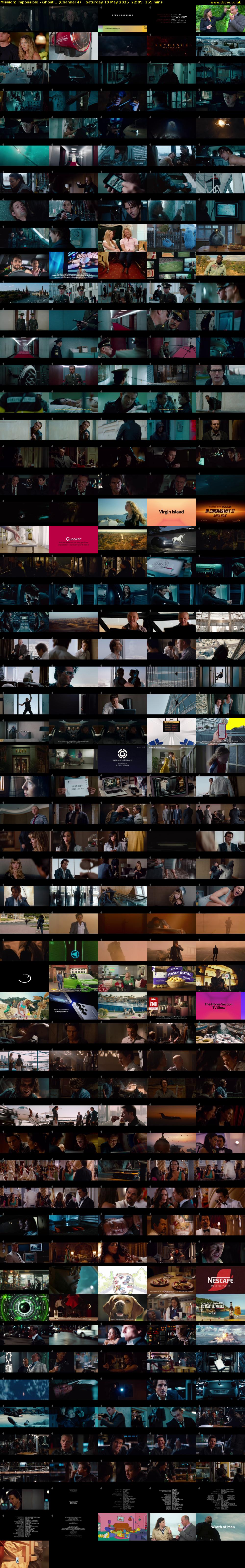 Mission: Impossible - Ghost... (Channel 4) Saturday 10 May 2025 22:05 - 00:40