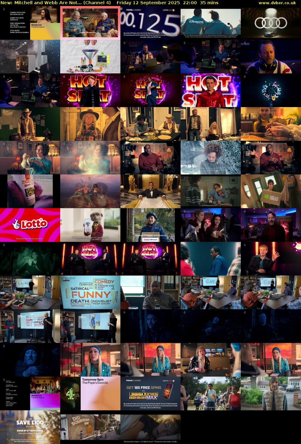 Mitchell and Webb Are Not... (Channel 4) Friday 12 September 2025 22:00 - 22:35