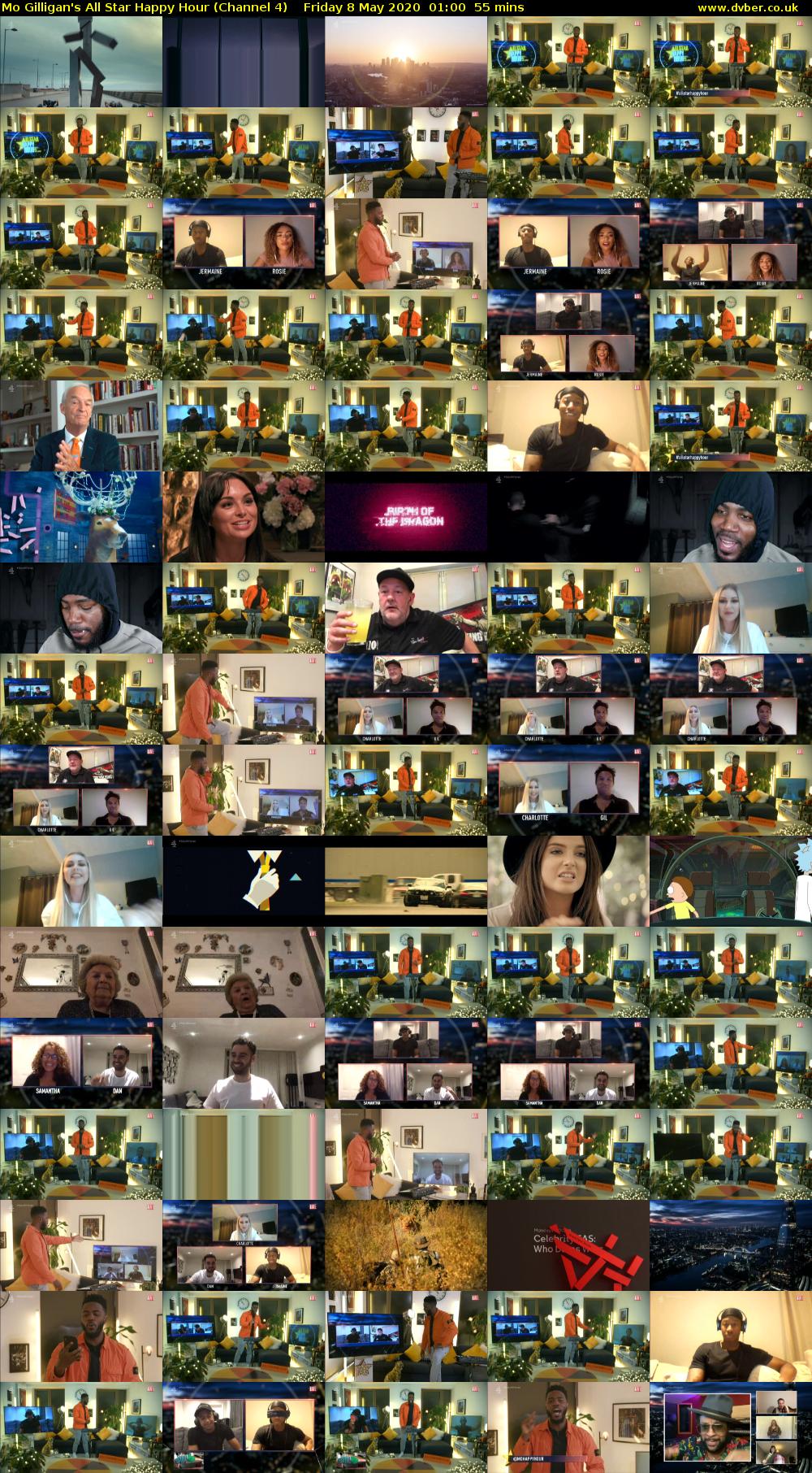 Mo Gilligan's All Star Happy Hour (Channel 4) Friday 8 May 2020 01:00 - 01:55