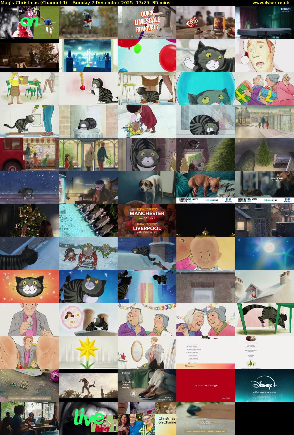 Mog's Christmas (Channel 4) Sunday 7 December 2025 13:25 - 14:00