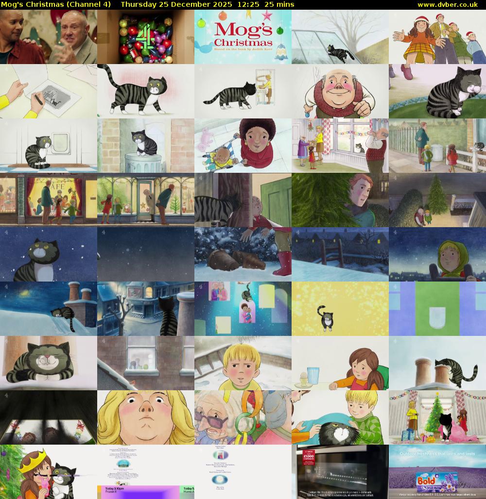 Mog's Christmas (Channel 4) Thursday 25 December 2025 12:25 - 12:50