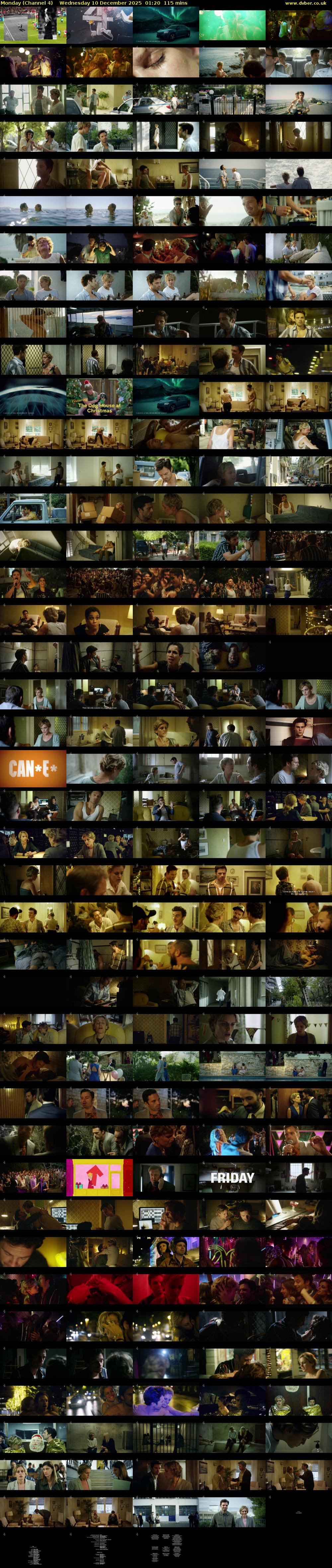 Monday (Channel 4) Wednesday 10 December 2025 01:20 - 03:15