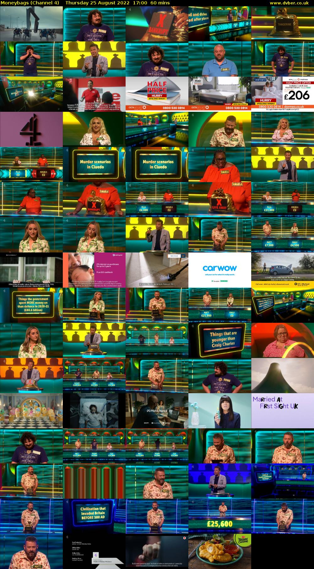 Moneybags (Channel 4) Thursday 25 August 2022 17:00 - 18:00