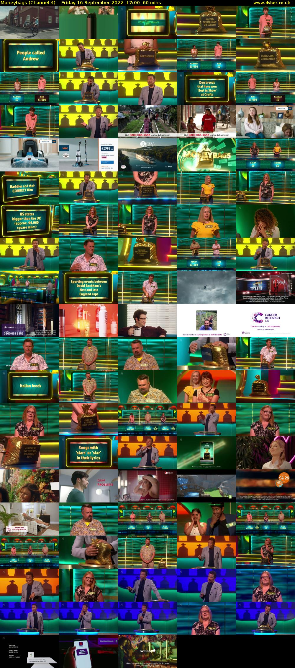 Moneybags (Channel 4) Friday 16 September 2022 17:00 - 18:00