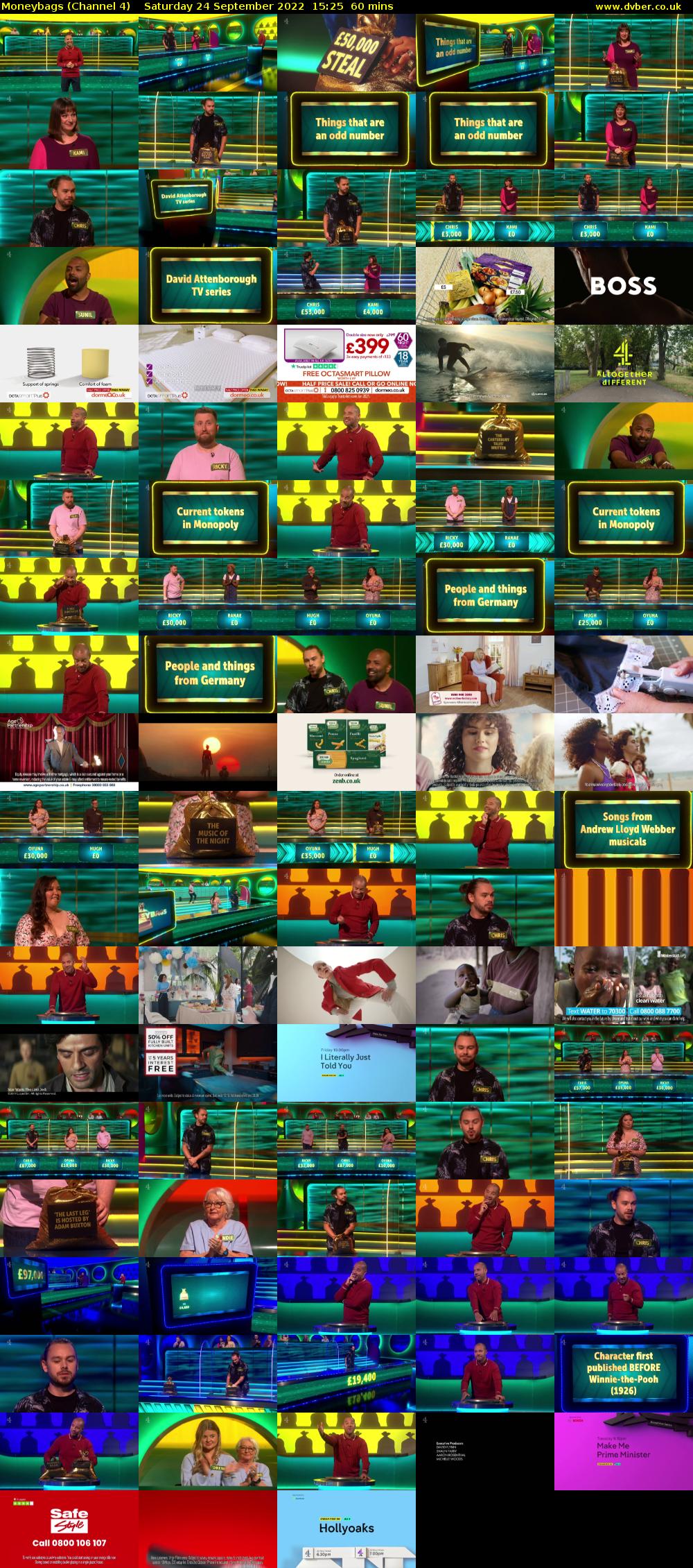 Moneybags (Channel 4) Saturday 24 September 2022 15:25 - 16:25