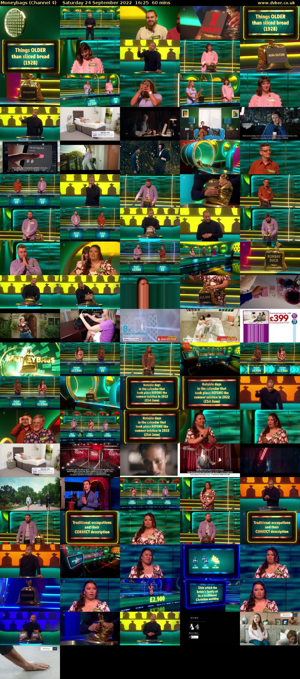 Moneybags (Channel 4) Saturday 24 September 2022 16:25 - 17:25