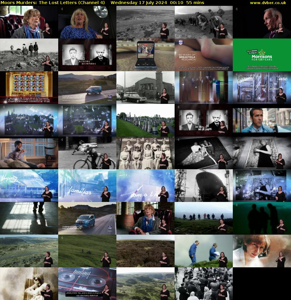 Moors Murders: The Lost Letters (Channel 4) Wednesday 17 July 2024 00:10 - 01:05