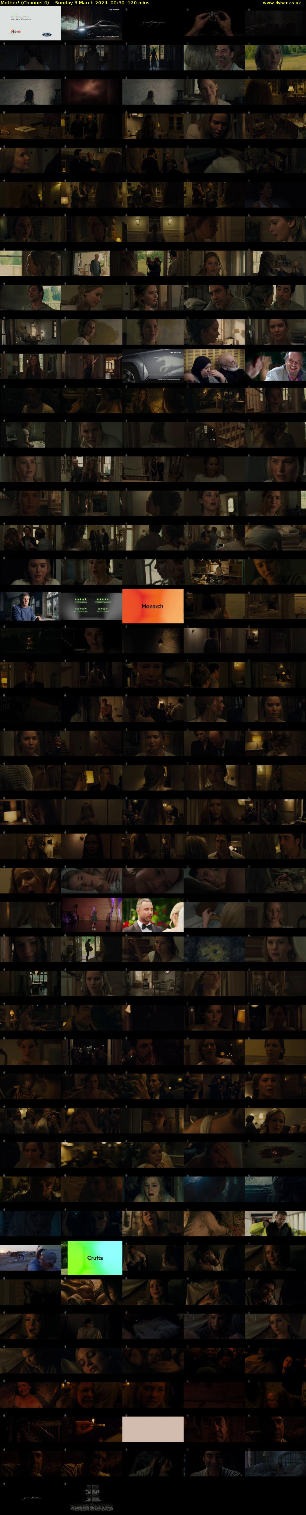 Mother! (Channel 4) Sunday 3 March 2024 00:50 - 02:50