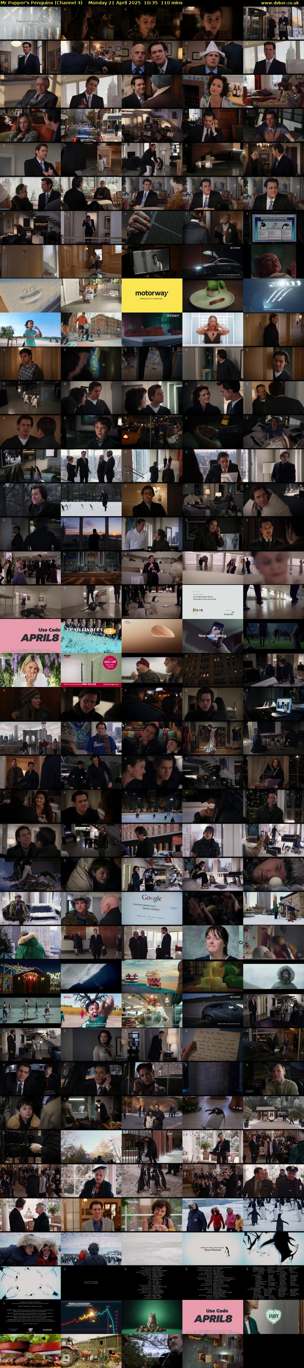 Mr Popper's Penguins (Channel 4) Monday 21 April 2025 10:35 - 12:25
