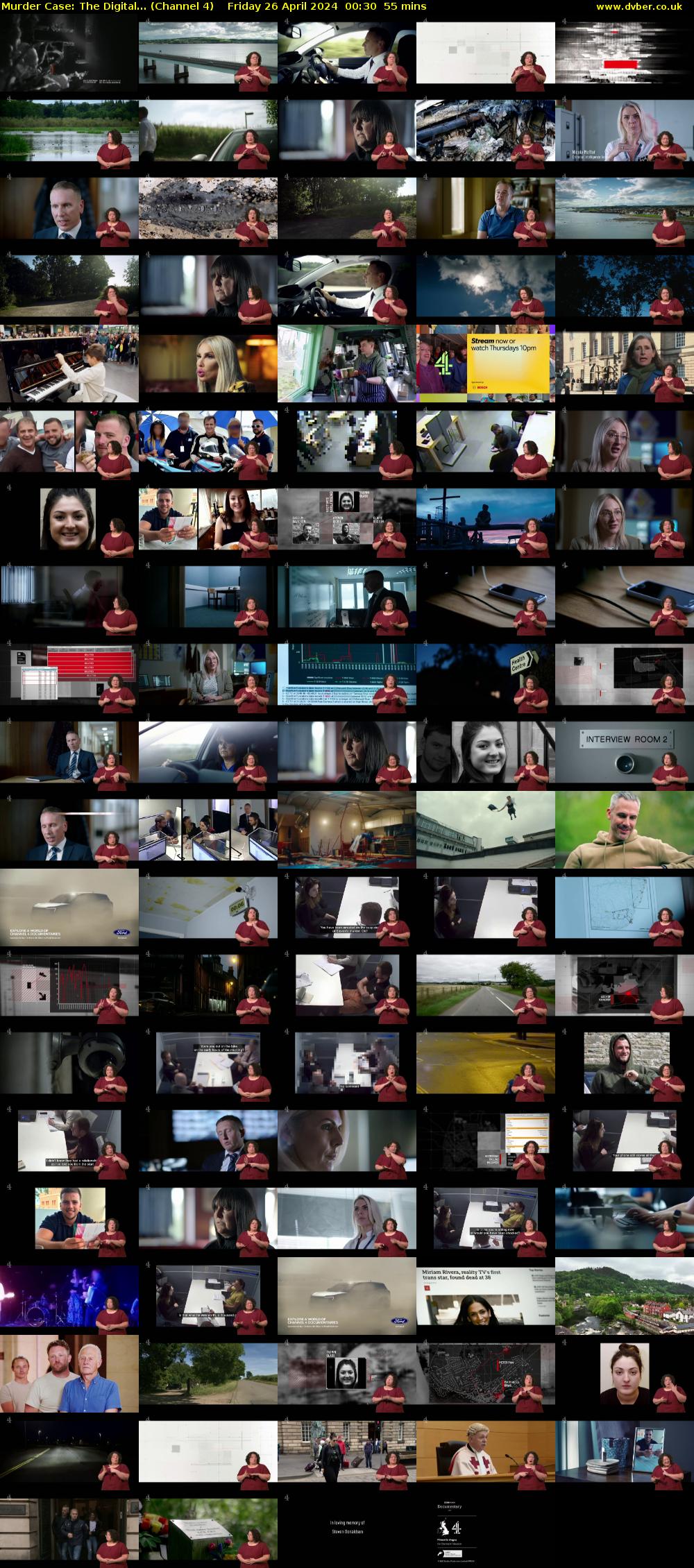 Murder Case: The Digital... (Channel 4) Friday 26 April 2024 00:30 - 01:25