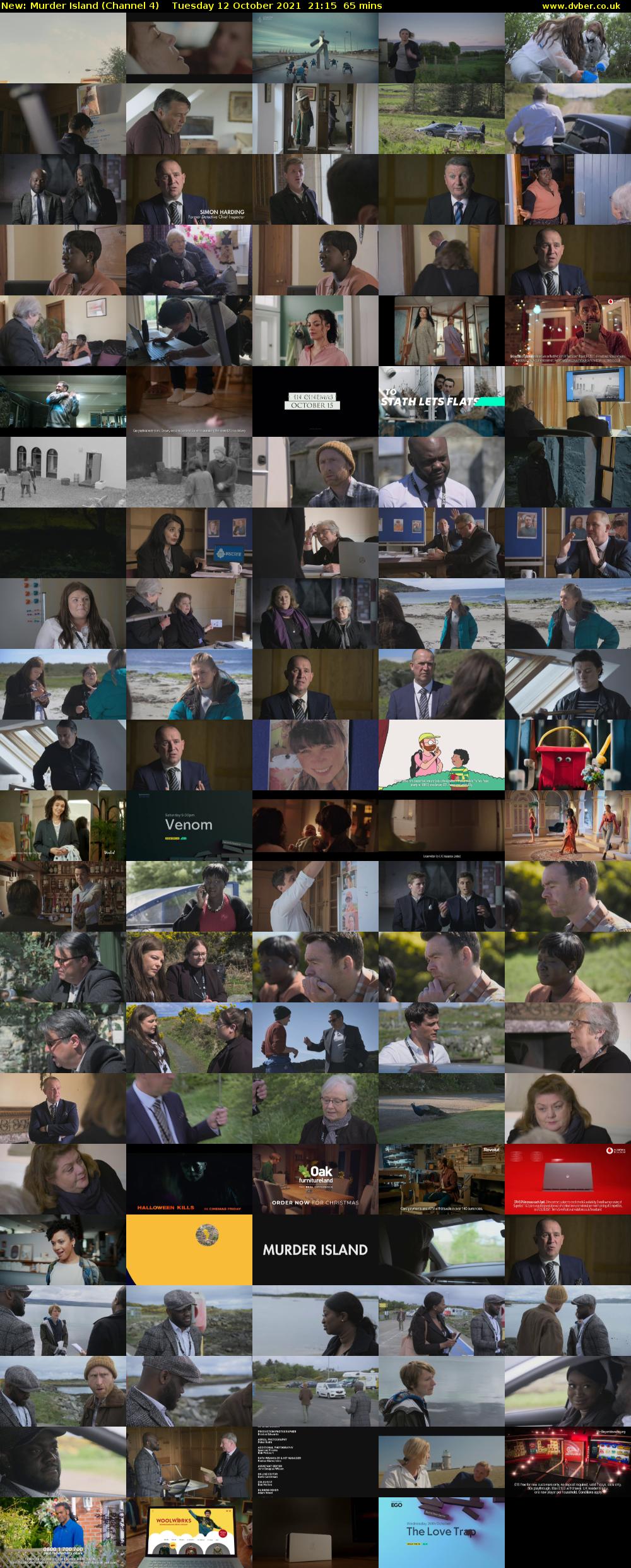 Murder Island (Channel 4) Tuesday 12 October 2021 21:15 - 22:20