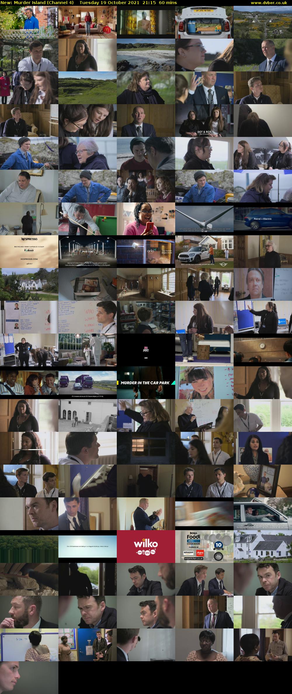 Murder Island (Channel 4) Tuesday 19 October 2021 21:15 - 22:15