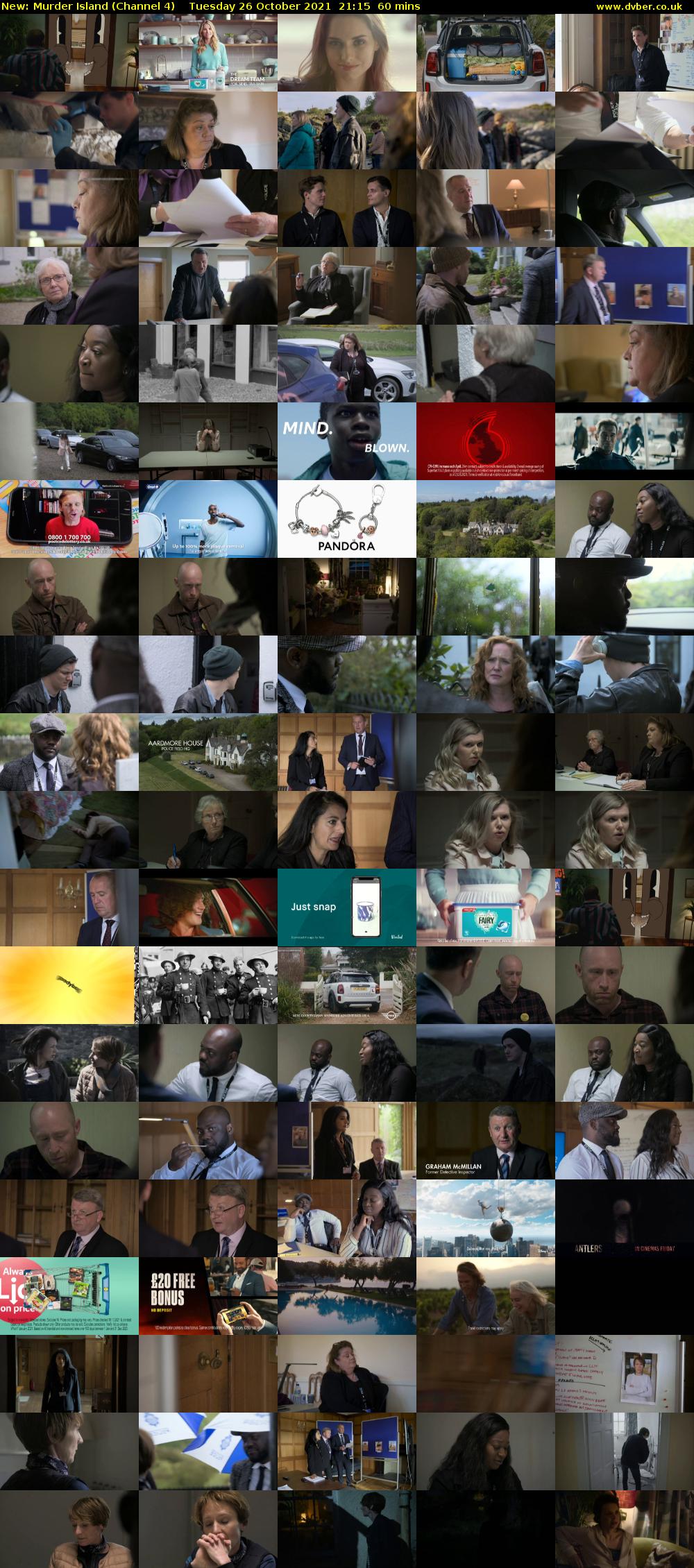 Murder Island (Channel 4) Tuesday 26 October 2021 21:15 - 22:15