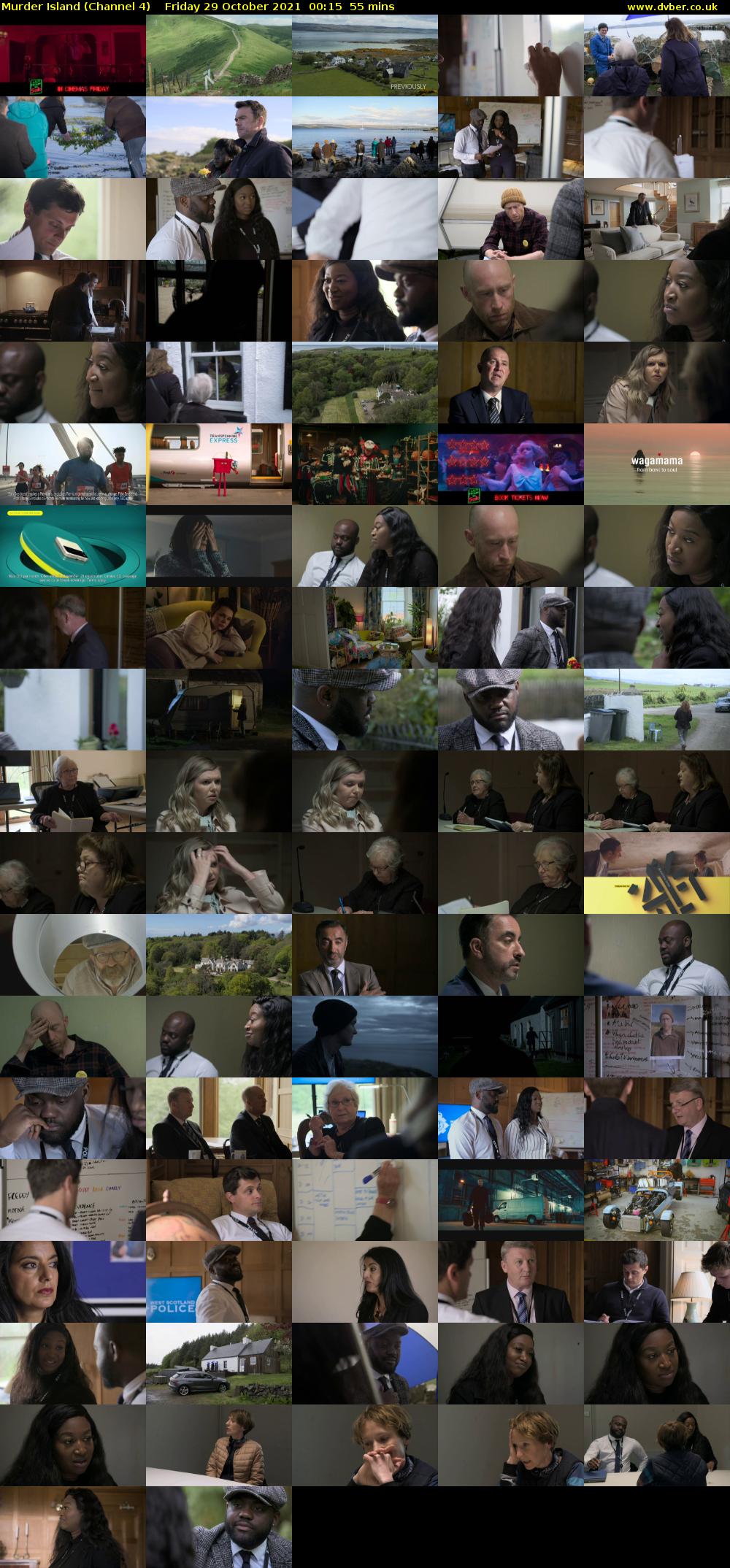 Murder Island (Channel 4) Friday 29 October 2021 00:15 - 01:10