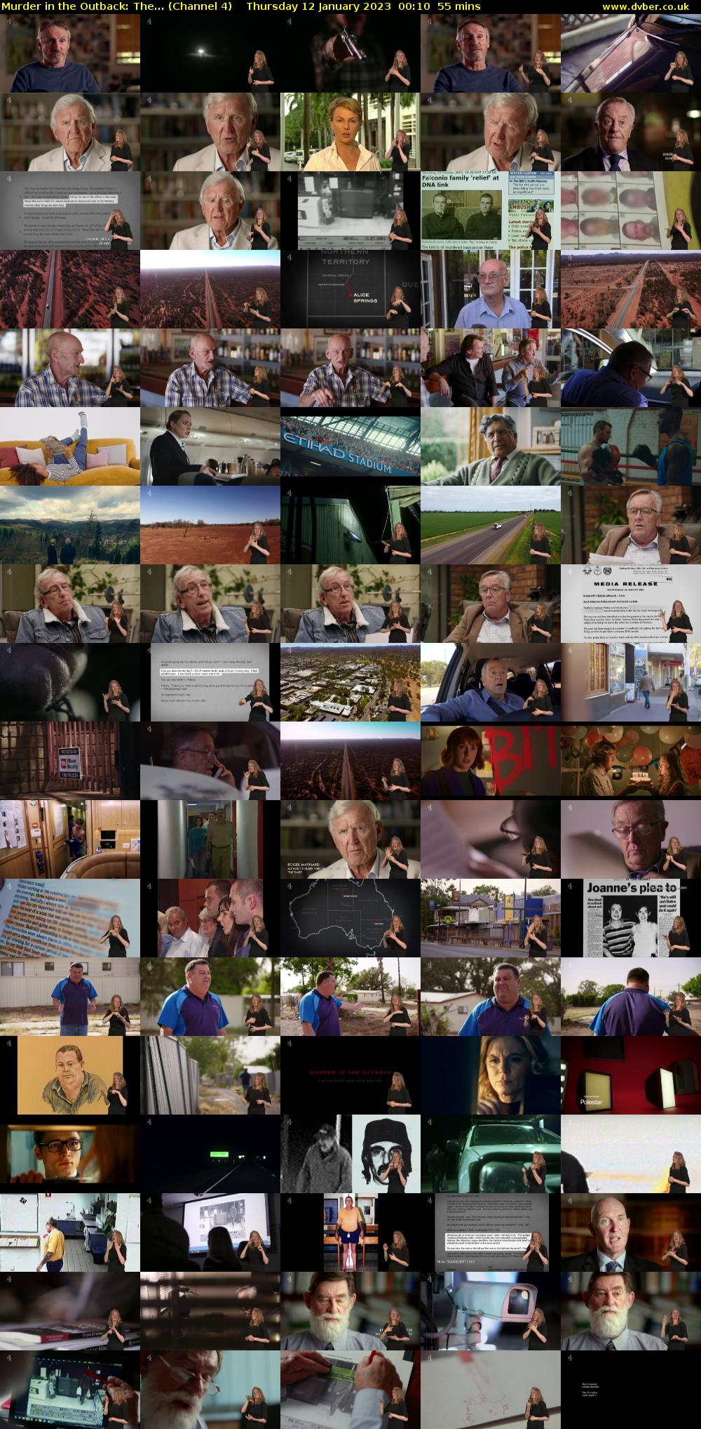 Murder in the Outback: The... (Channel 4) Thursday 12 January 2023 00:10 - 01:05