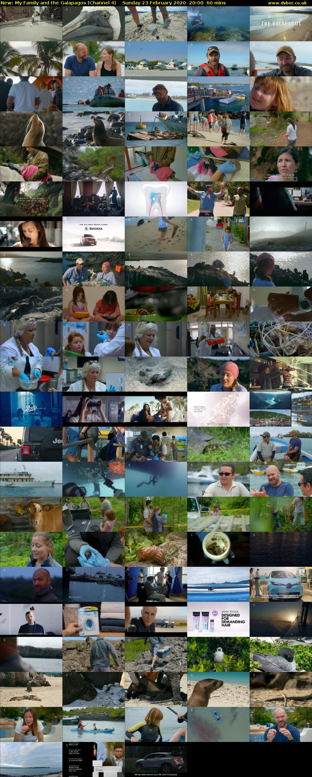 My Family and the Galapagos (Channel 4) Sunday 23 February 2020 20:00 - 21:00