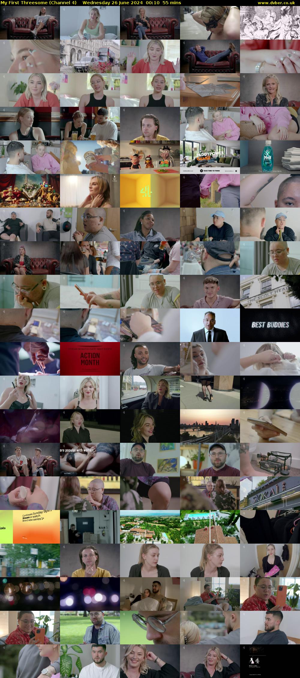 My First Threesome (Channel 4) Wednesday 26 June 2024 00:10 - 01:05