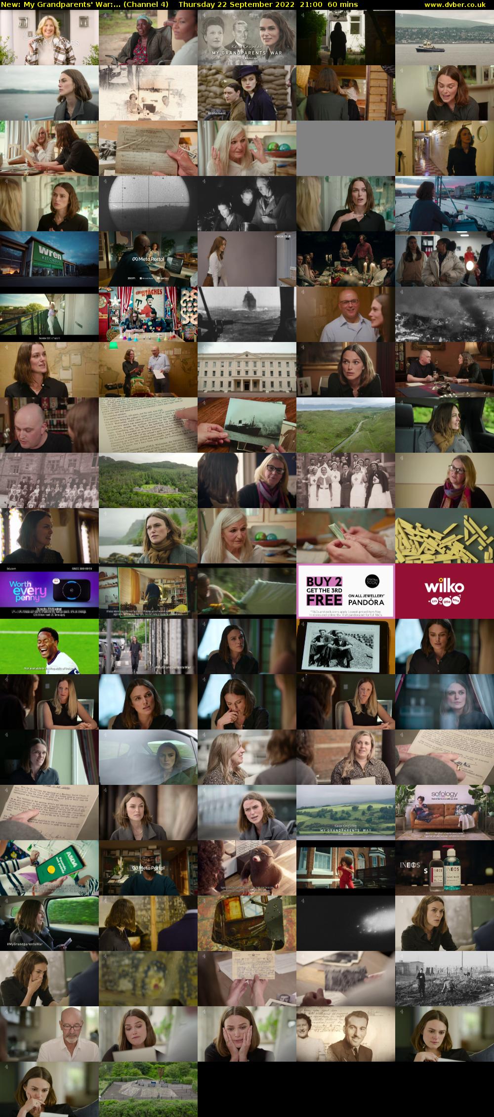 My Grandparents' War:... (Channel 4) Thursday 22 September 2022 21:00 - 22:00