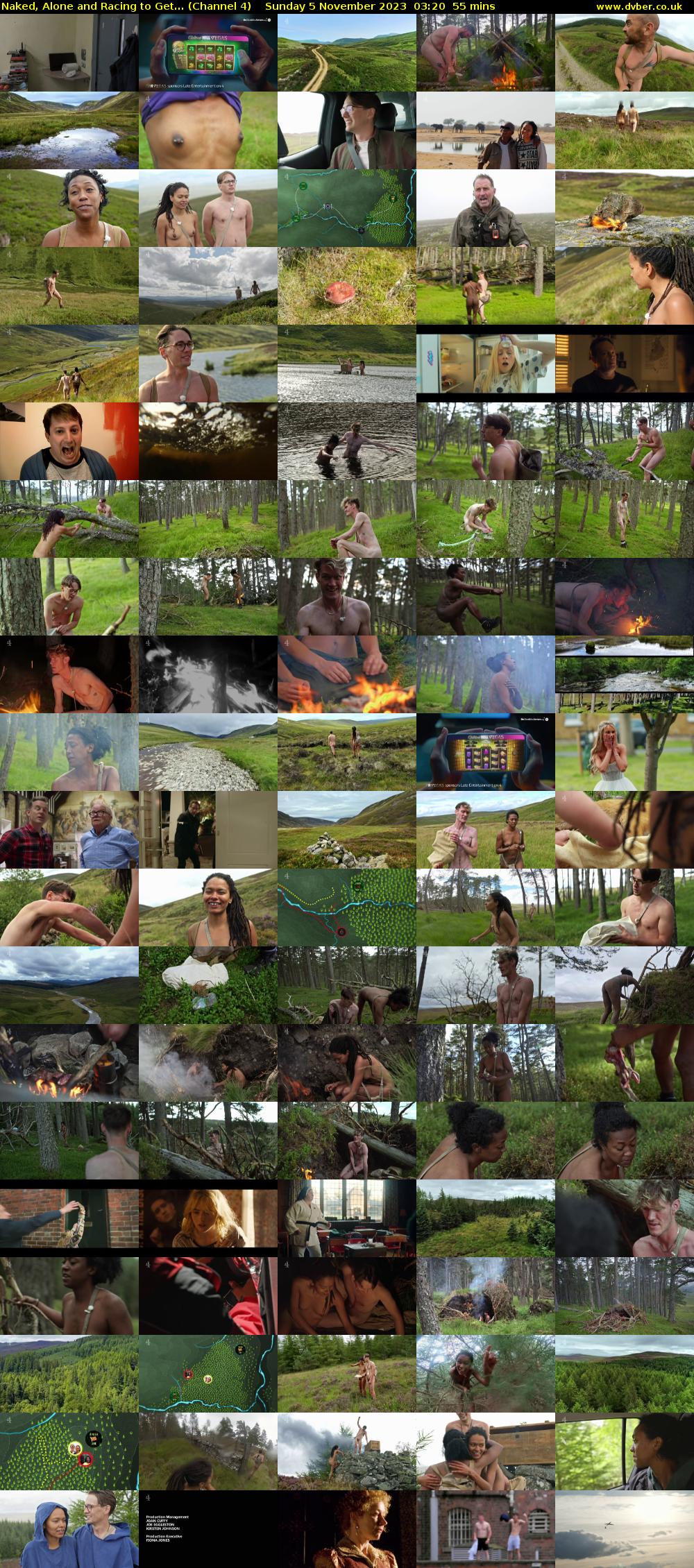Naked, Alone and Racing to Get... (Channel 4) Sunday 5 November 2023 03:20 - 04:15