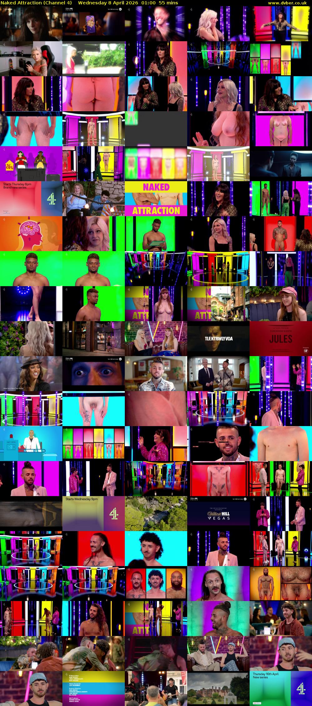 Naked Attraction (Channel 4) Wednesday 8 April 2026 01:00 - 01:55