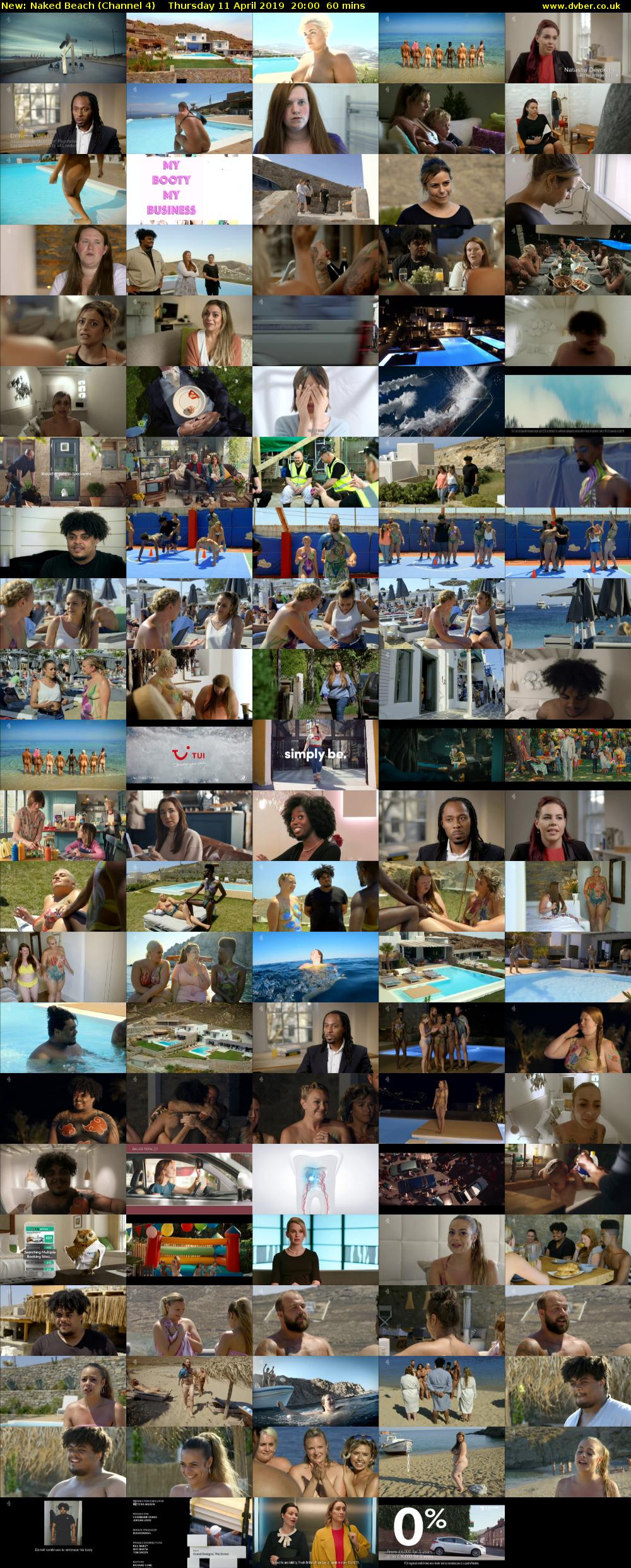 Naked Beach (Channel 4) Thursday 11 April 2019 20:00 - 21:00